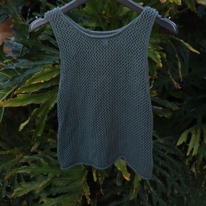 ⚡️SALE ⚡️Green Summer Mesh Top